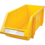 Stack & Hang Bin, 7-7/8" W x 7" H x 17-11/16" D, Yellow