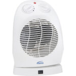 Portable Convection Heater, Fan, Electric, 5200 BTU