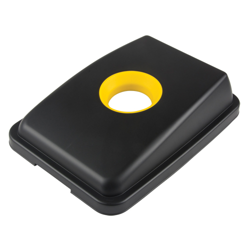 Waste Classification - Lid, Open Lid, Plastic, Fits Container Size: 17-1/4" x 12-1/2"