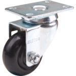 Caster, Swivel, 3" (76 mm), Polyolefin, 250 lbs. (113 kg.)