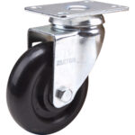 Caster, Swivel, 4" (101.6 mm), Polyolefin, 250 lbs. (113 kg.)