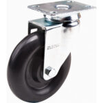 Caster, Swivel, 5" (127 mm), Polyolefin, 250 lbs. (113 kg.)