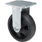 Hi-Temp Caster, Rigid, 6" (152.4 mm), Nylon, 880 lbs. (399 kg.)