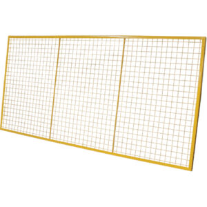 Pallet Back Rack Guards, 132" W x 48" H, 6" Brackets