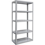 Heavy-Duty Shelving, Steel, Bolted, 3000 lbs. Capacity, 48" W x 72" H x 18" D