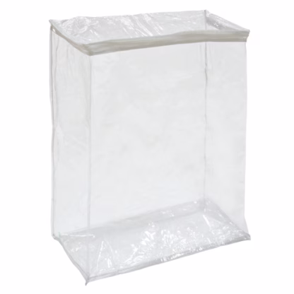 Zipper Bag, Plastic, 1 Pockets, Clear