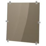 Flat Mirror, 12" H x 12" W, Unframed
