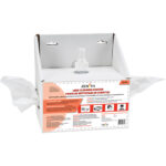 Disposable Lens Cleaning Station, Cardboard, 8" L x 4" D x 8" H
