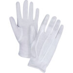 Parade/Waiter's Gloves, Cotton, Hemmed Cuff, X-Large