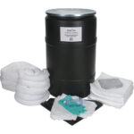 Spill Kit, Oil Only, Drum, 55 US gal. Absorbancy