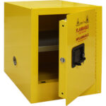Flammable Storage Cabinet, 4 gal., 1 Door, 17" W x 22" H x 18" D