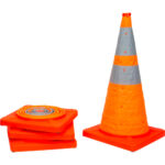 Collapsible Traffic Cone, 28" H, Orange