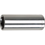 SAE Socket, 12 mm, 3/8" Drive, 6 Points, Deep
