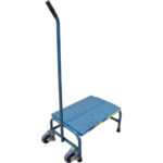 Tilt-N-Roll Step Stands, 1 Step(s), 16" L x 29" W x 12" H, 300 lbs. Capacity