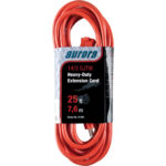 Vinyl Extension Cord, Outdoor, SJTW, 14/3 AWG, 15 A, 25'